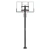 Баскетбольная стойка стационарная UNIX Line B-Stand-TG 54"x32" (140 х 80 см) R45 H230-305 см