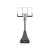 Баскетбольная стойка UNIX Line B-Stand-TG 54x32" (140 х 82 см) R45 H230-305 см