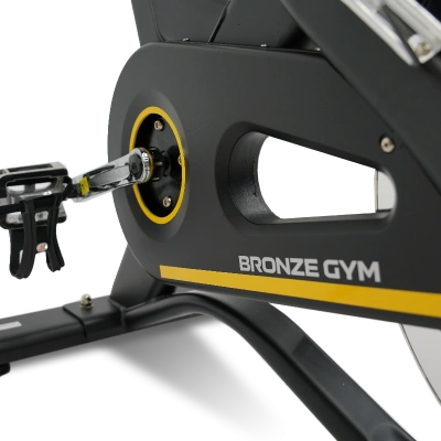 Спин-байк с консолью профессиональный BRONZE GYM PROSPIN