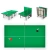 Всепогодный теннисный стол UNIX Line для улицы outdoor 14 мм SMC, зеленый