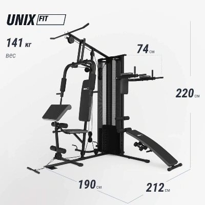 Силовой комплекс UNIX Fit блочный / Block 70 Multi