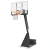 Баскетбольная стойка UNIX Line B-Stand-TG PRO 54"x32" (140 х 82 см) R45 H230-305 см