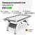 Игровой стол UNIX Line Аэрохоккей (214х112 cм) White