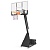 Баскетбольная стойка UNIX Line B-Stand-TG PRO 54"x32" (140 х 82 см) R45 H230-305 см