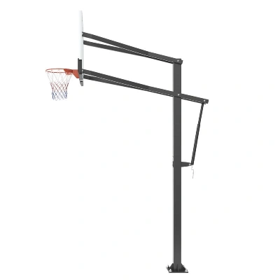 Баскетбольная стойка стационарная UNIX Line B-Stand-PC 72"x42" (180 х 105 см) R45 H230-305 см